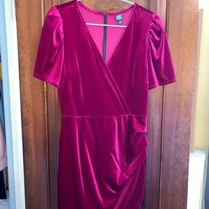 Pink Velvet Dress (short)